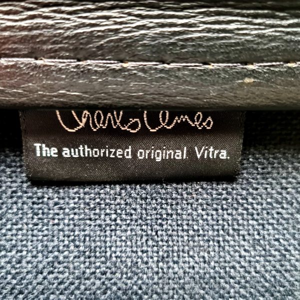 Vitra Eames EA208 Zwart Leer - Afbeelding 7